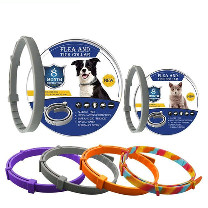 Collier Antipuce & Antiparasite  – Pour Chien & Chat – Protection Longue Durée à Seulement 25$ !