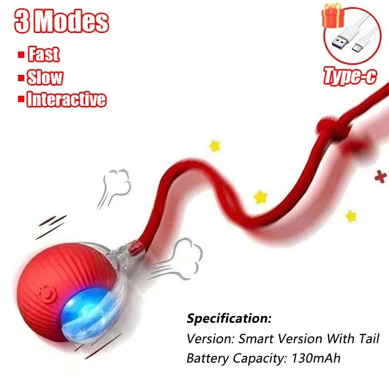 Interactive Ball for Cats and Dogs – Smart Toy for Curious Pets!"